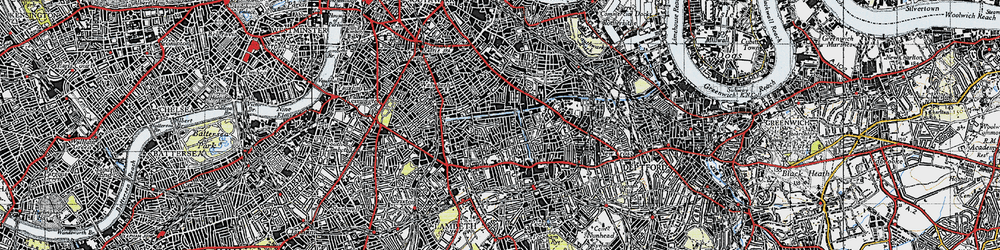 Old map of Camberwell in 1946