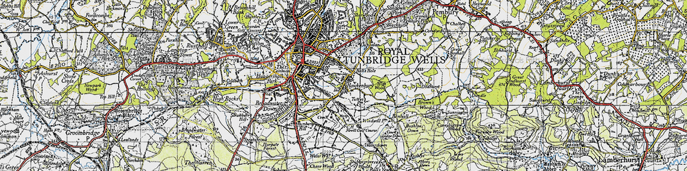 Old map of Camden Park in 1946