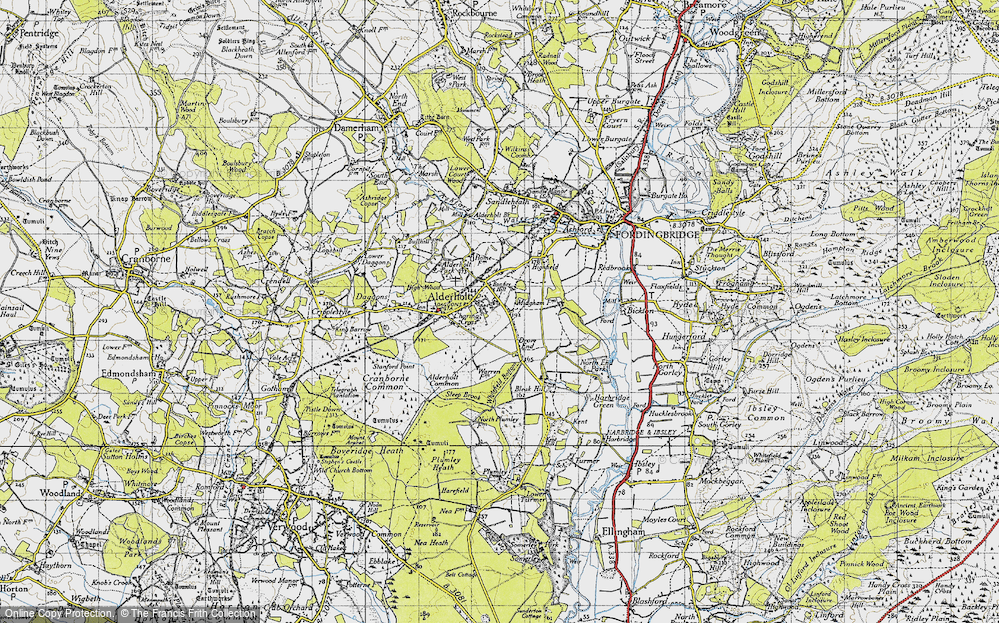 Old Map of Camel Green, 1940 in 1940