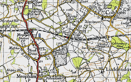 Old map of Camer in 1946