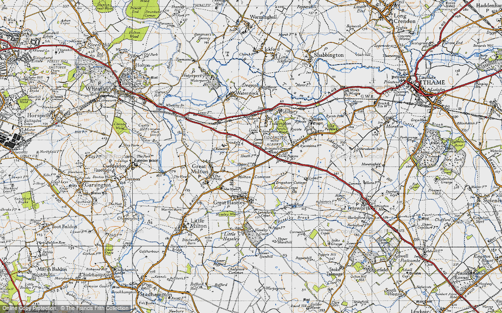 Old Map of Camp Corner, 1947 in 1947