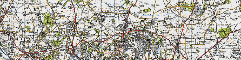 Old map of Camp Town in 1947