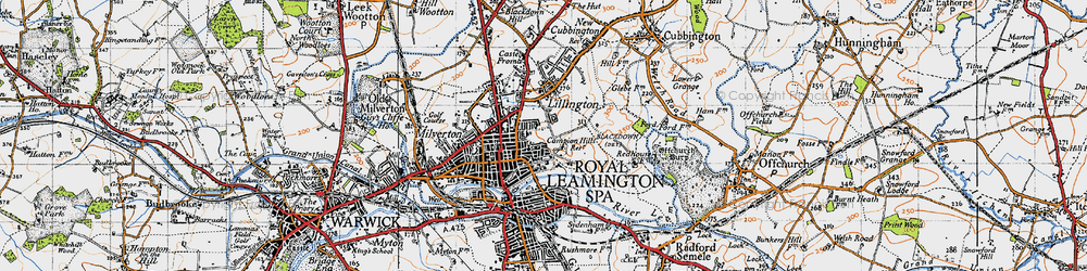 Old map of Campion Hills in 1946