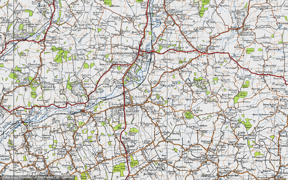 Old Map of Campions, 1946 in 1946