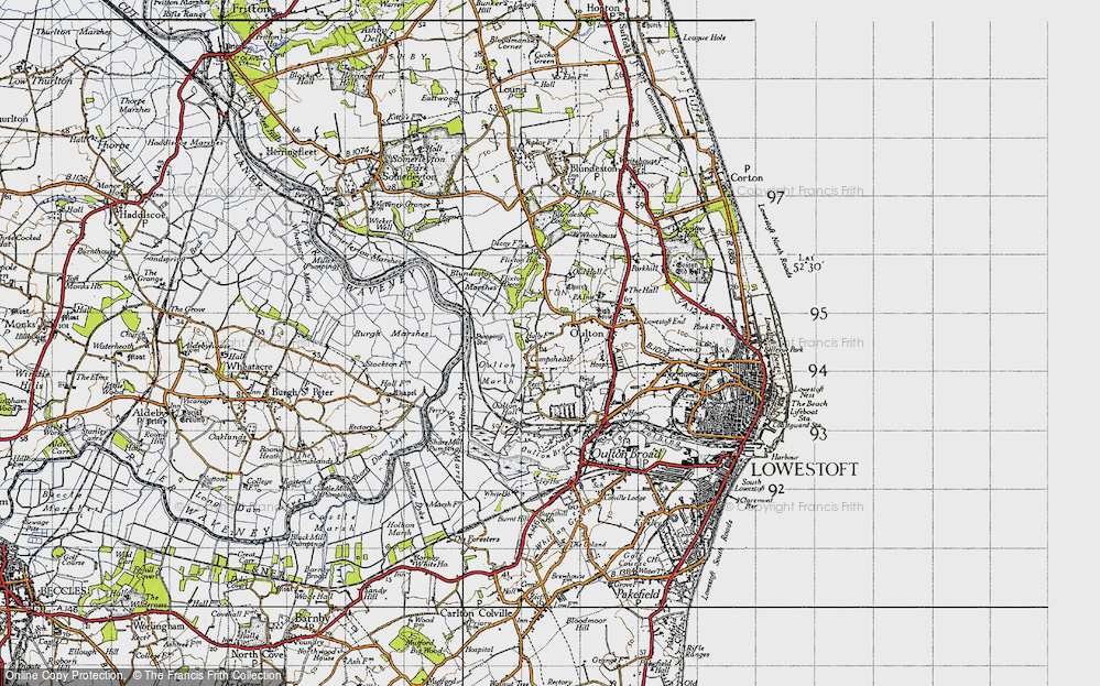 Old Map of Camps Heath, 1946 in 1946