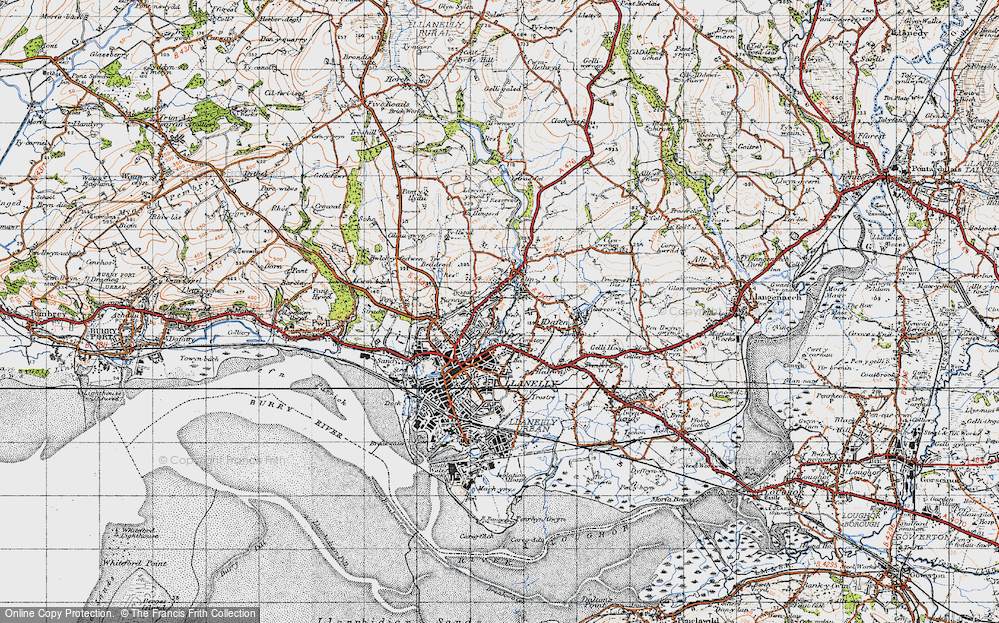 Old Map of Capel, 1947 in 1947