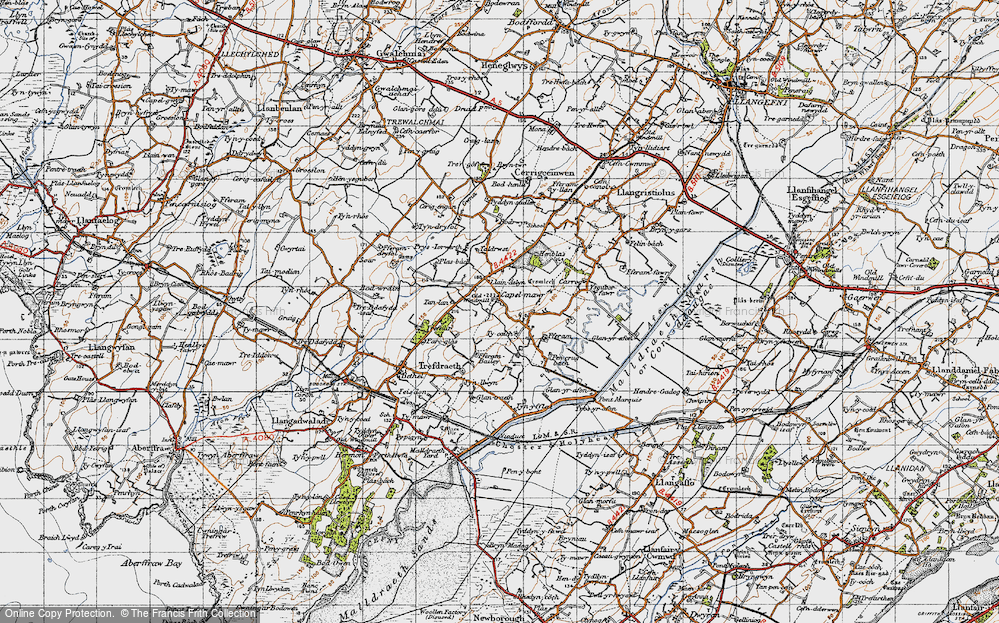 Old Map of Capel Mawr, 1947 in 1947