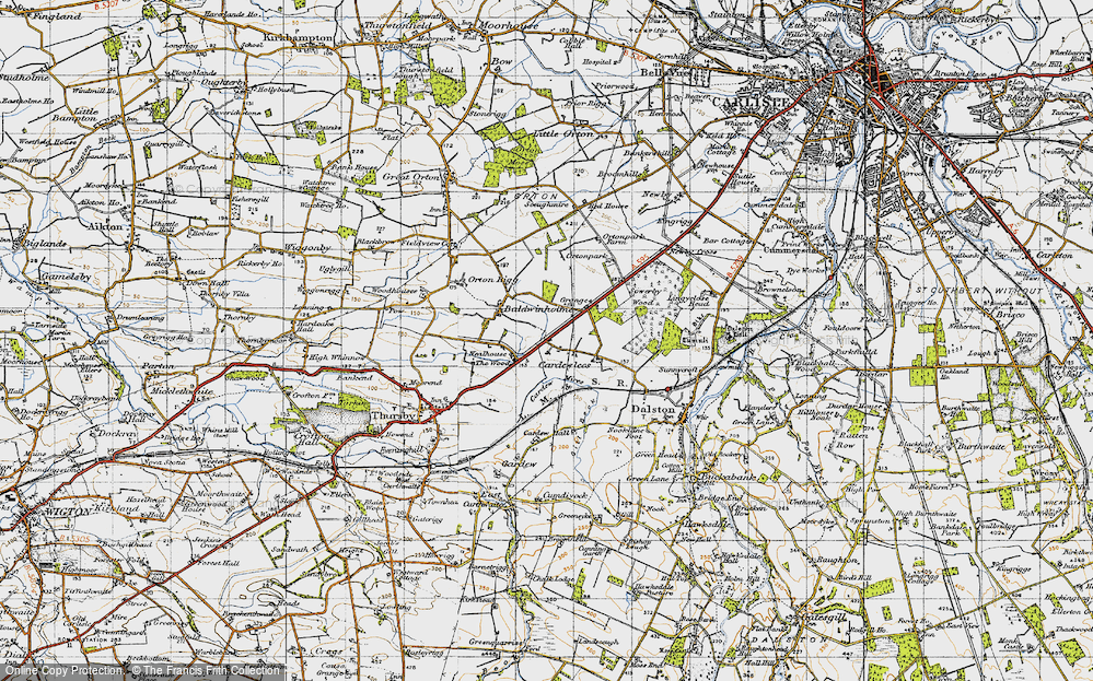 Old Map of Cardewlees, 1947 in 1947