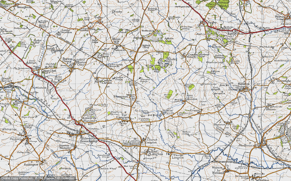 Old Map of Care Village, 1946 in 1946