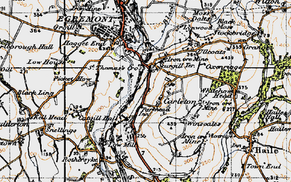 Old map of Carleton in 1947