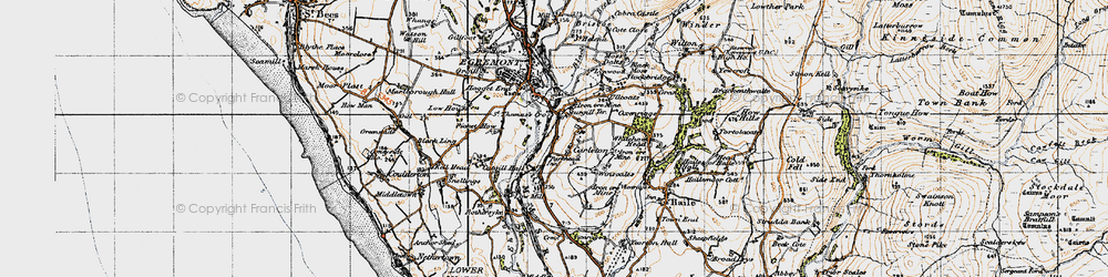 Old map of Carleton in 1947