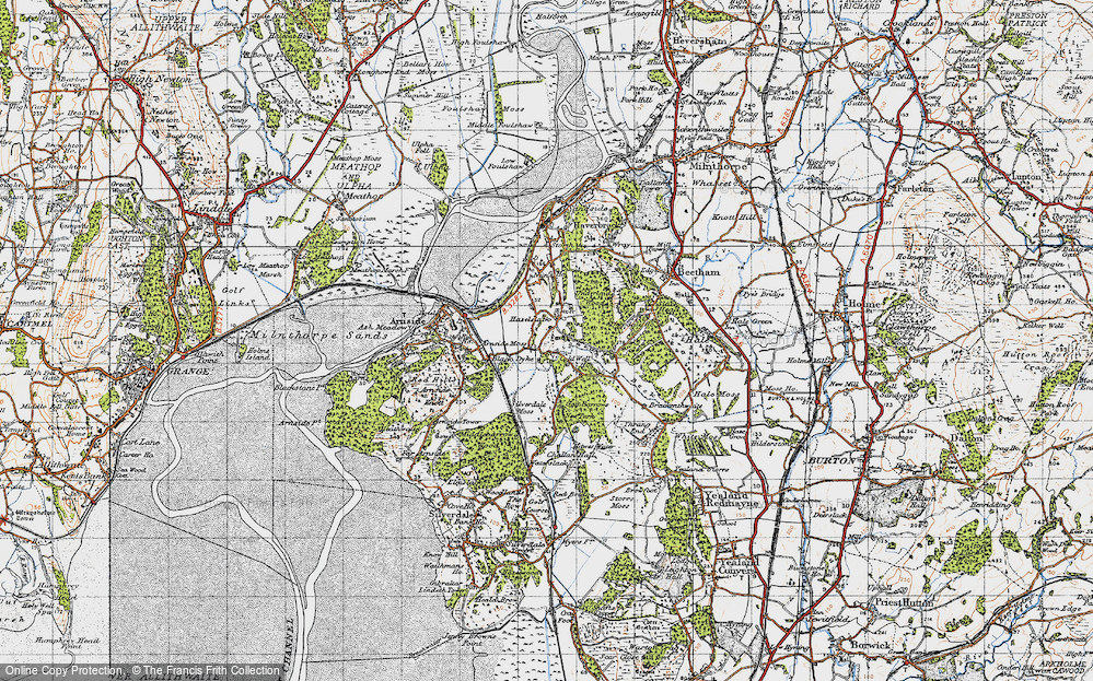 Old Map of Carr Bank, 1947 in 1947
