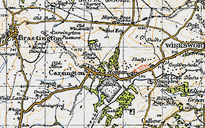 Carsington 1946 Npo663251 Index Map 