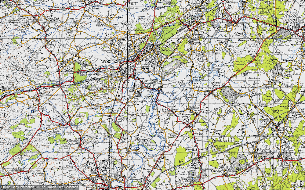 Old Map of Cartbridge, 1940 in 1940