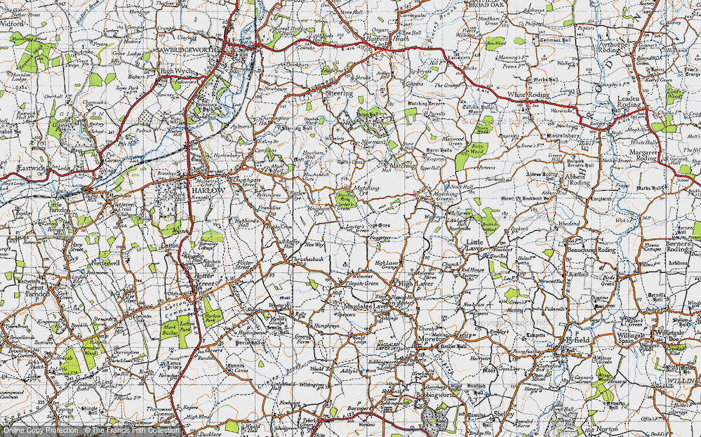 Old Map of Carter's Green, 1946 in 1946