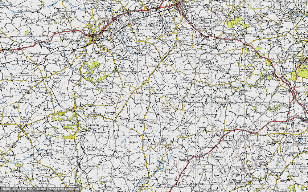 Old Map of Carthew, 1946 in 1946