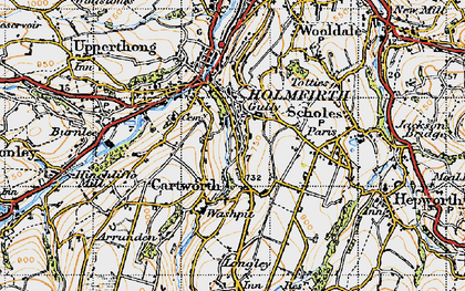Old map of Cartworth in 1947