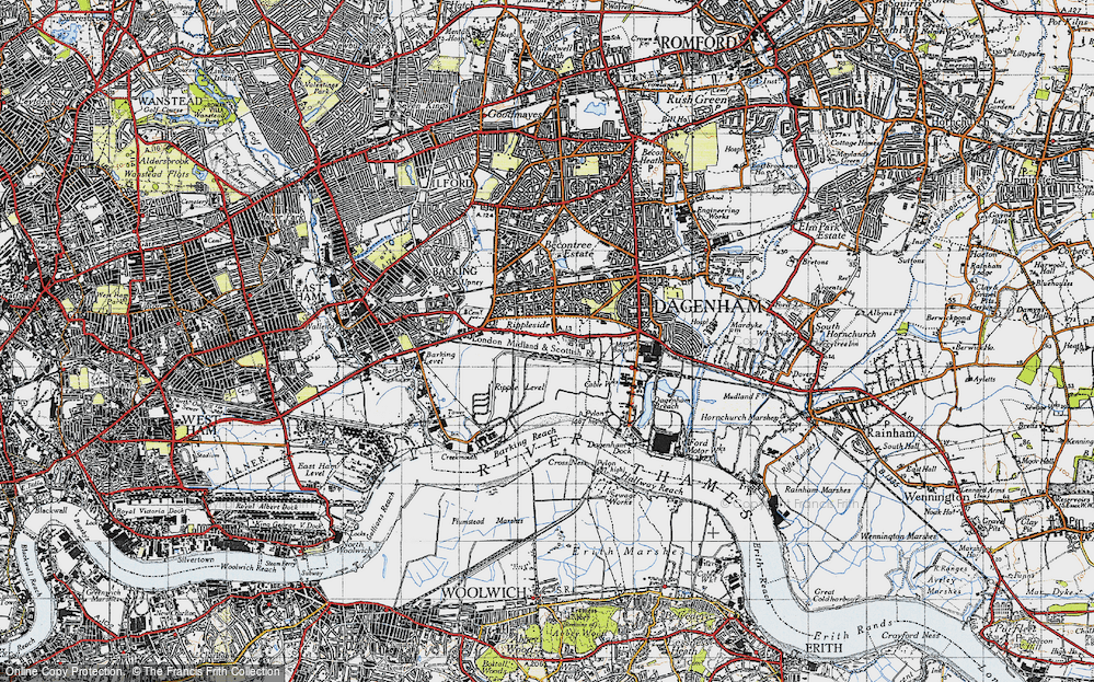 Old Map of Castle Green, 1946 in 1946