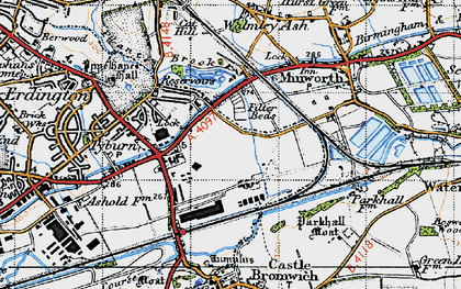 Old map of Castle Vale in 1946