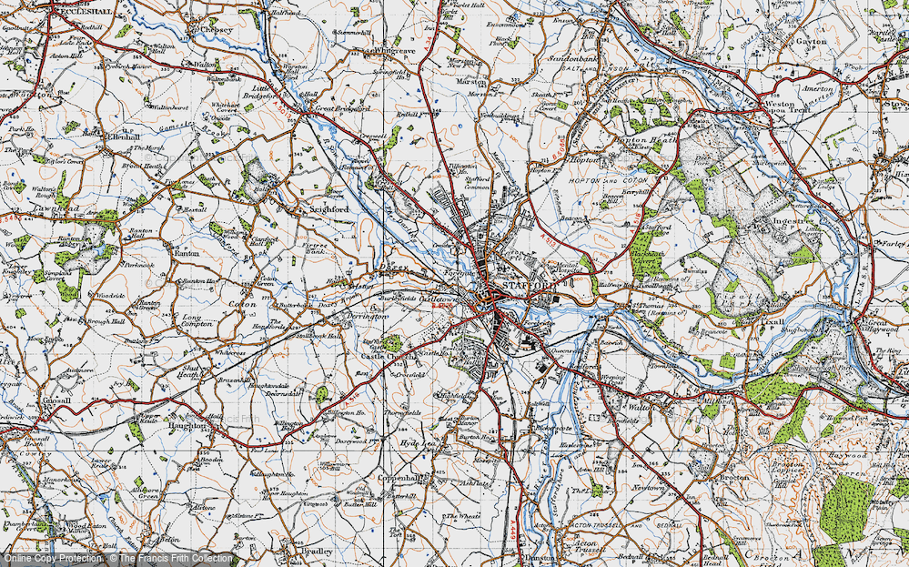 Old Map of Castletown, 1946 in 1946