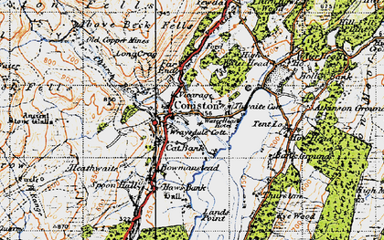 Old map of Cat Bank in 1947