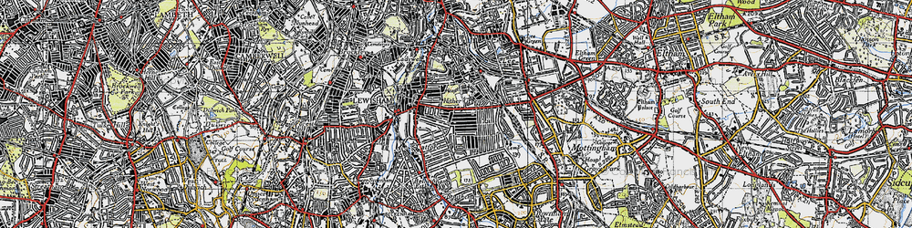 Old map of Catford in 1946