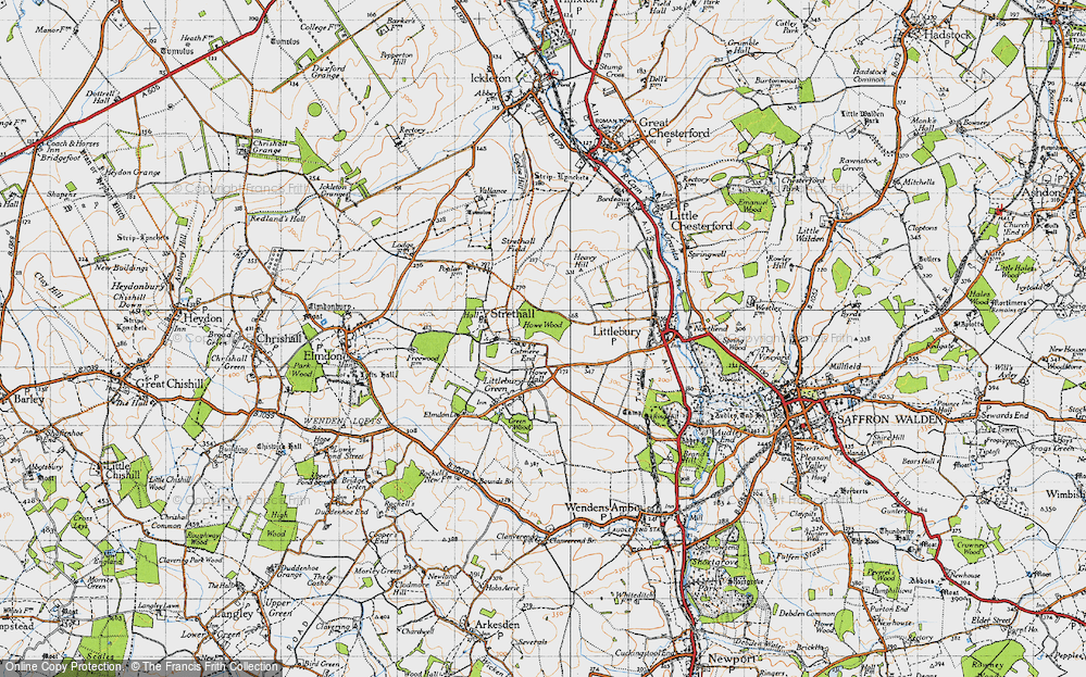 Old Map of Catmere End, 1946 in 1946