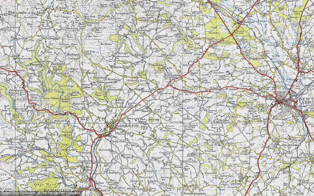 Old Map of Caton, 1946 in 1946