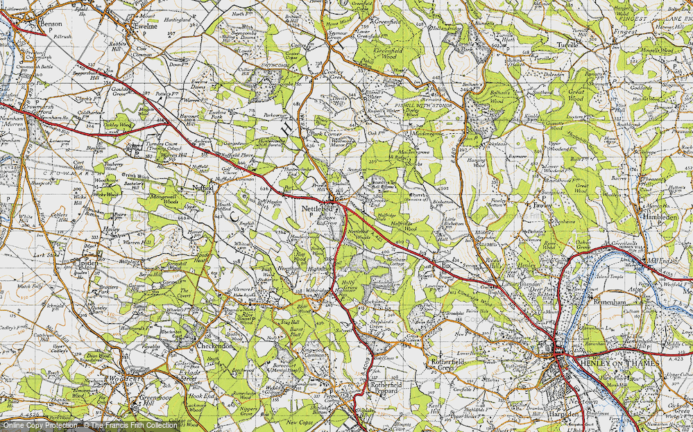 Old Map of Catslip, 1947 in 1947