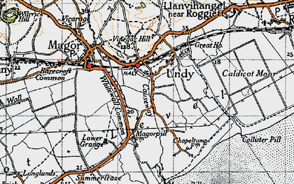 Old map of Causeway in 1946