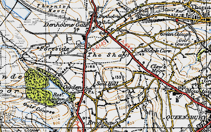 Old map of Causeway Foot in 1947