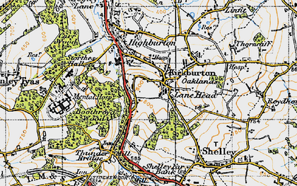 Old map of Causeway Foot in 1947