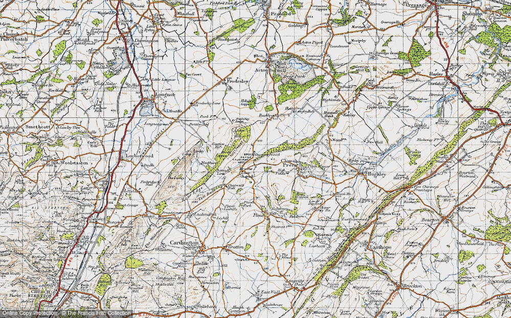 Old Map of Causewaywood, 1947 in 1947