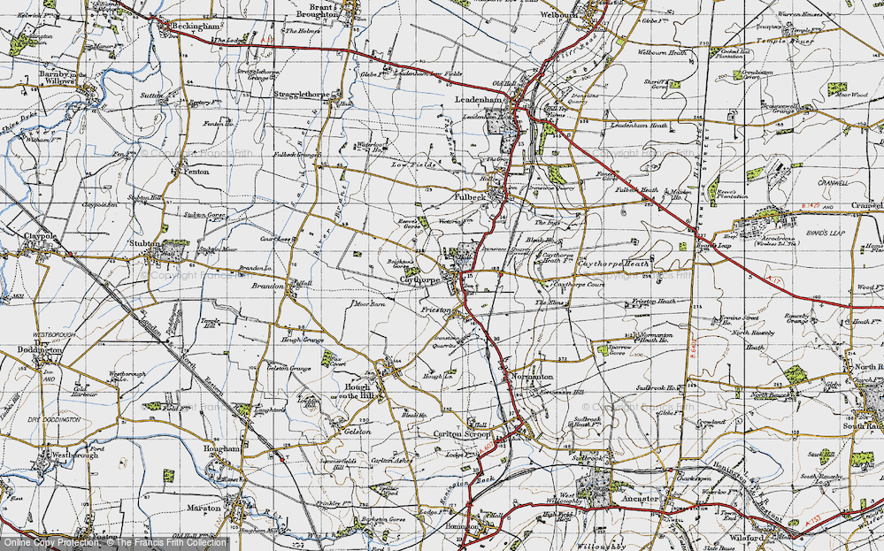 Old Map of Caythorpe, 1946 in 1946