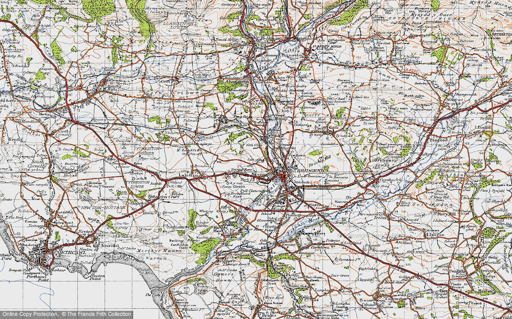 Old Map of Cefn Glas, 1947 in 1947