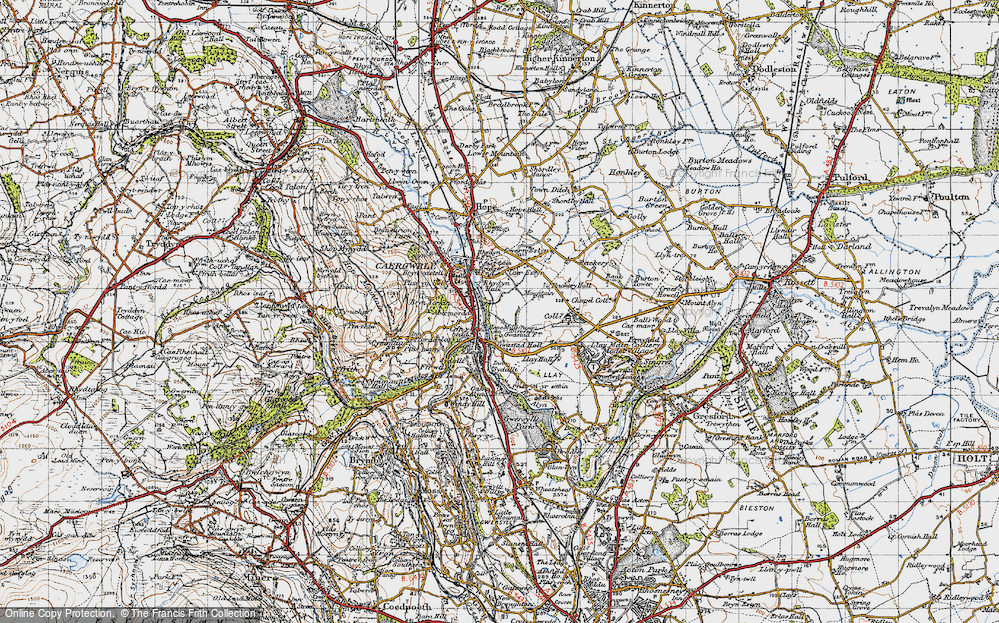 Old Map of Cefn-y-bedd, 1947 in 1947