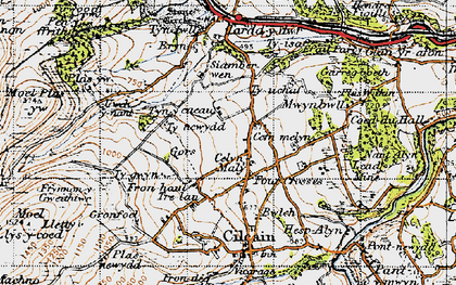 Old map of Celyn-Mali in 1947