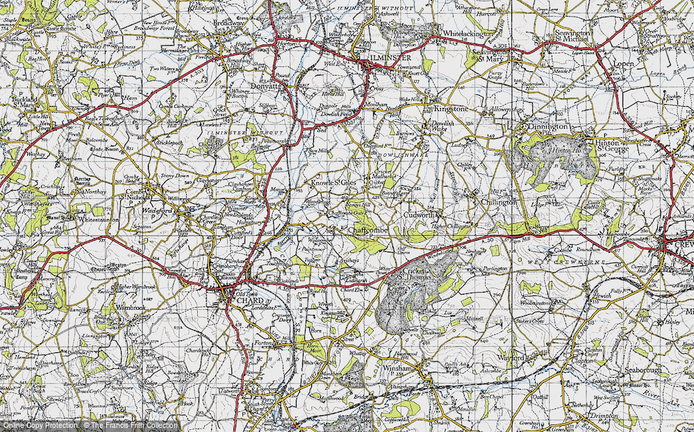 Old Map of Chaffcombe, 1945 in 1945