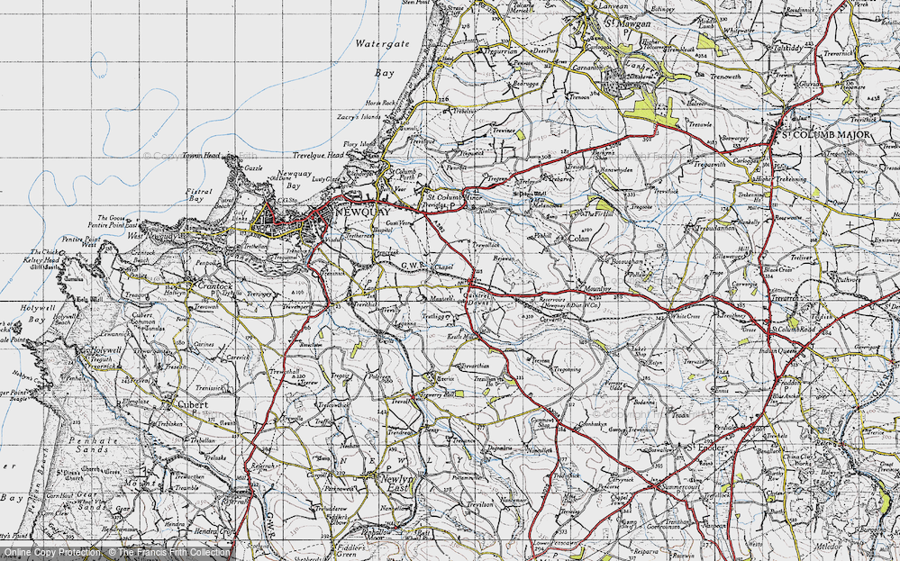 Old Map of Chapel, 1946 in 1946