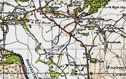 Old map of Chapel in 1947