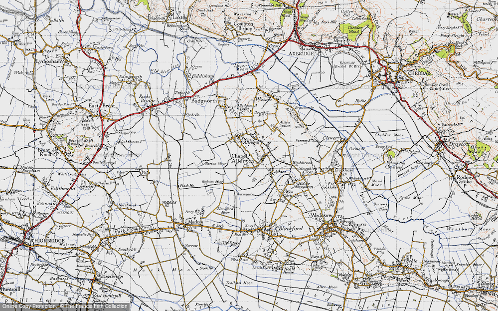 Old Maps Of Chapel Allerton Somerset Francis Frith