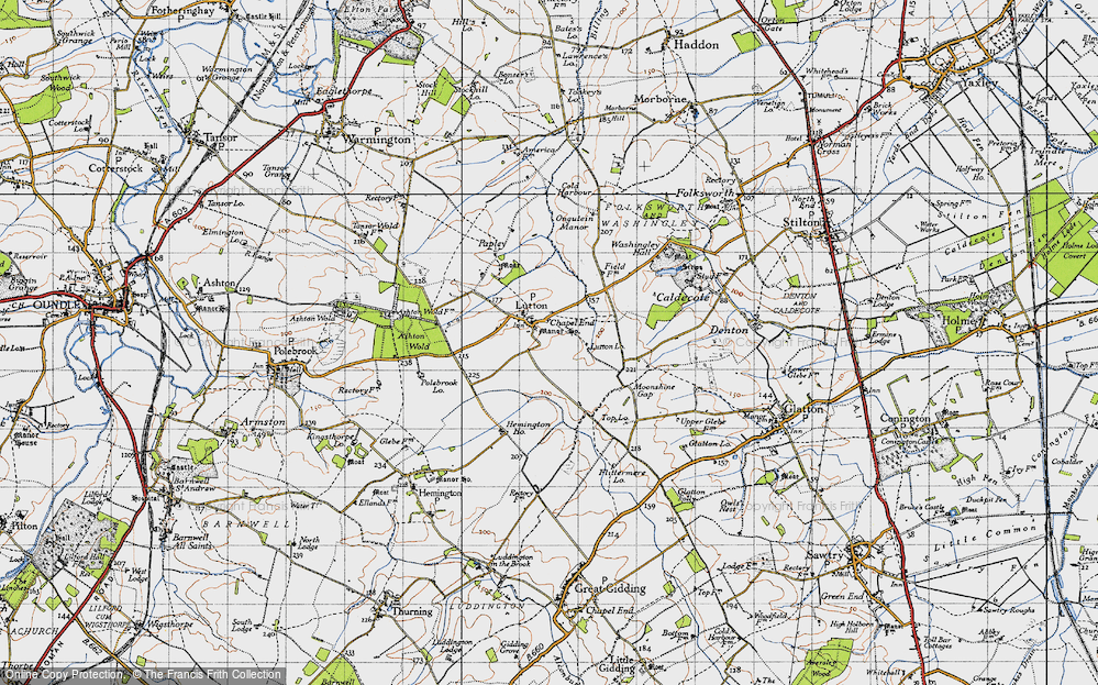 Old Map of Chapel End, 1946 in 1946