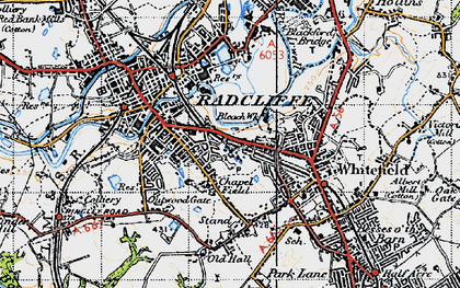 Old map of Chapel Field in 1947