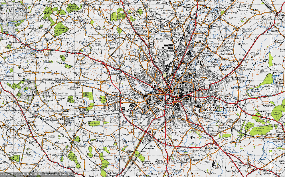 Old Map of Chapel Fields, 1946 in 1946