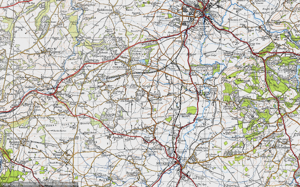 Old Map of Chapel Knapp, 1946 in 1946