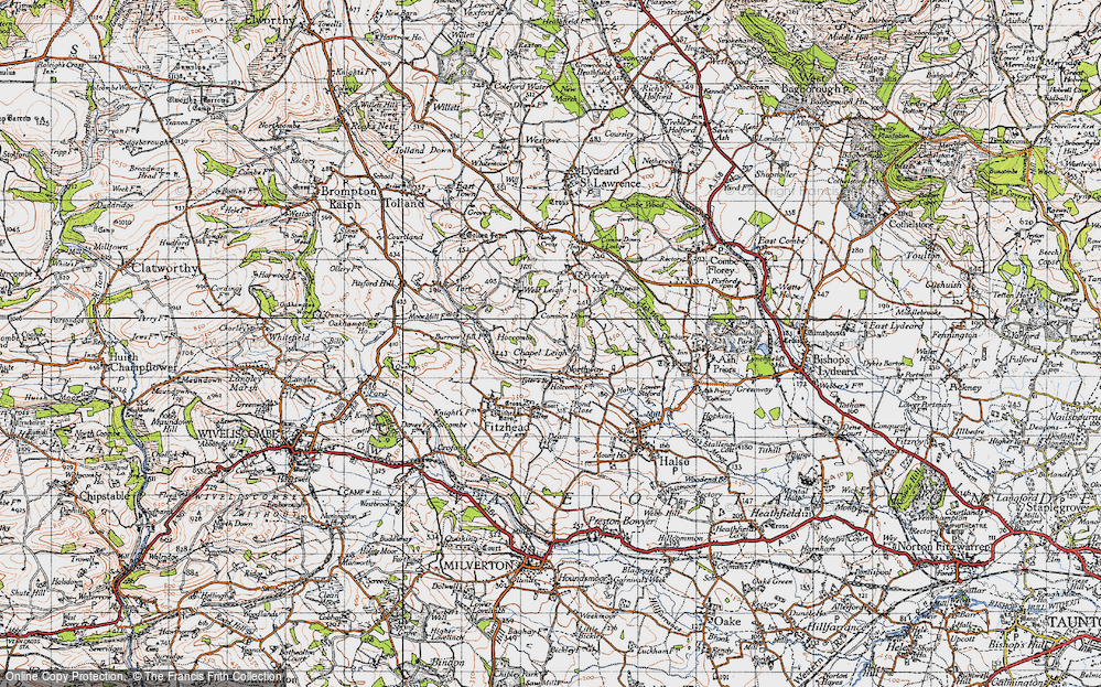 Old Map of Chapel Leigh, 1946 in 1946