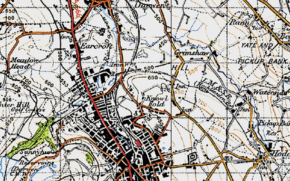 Old map of Chapels in 1947
