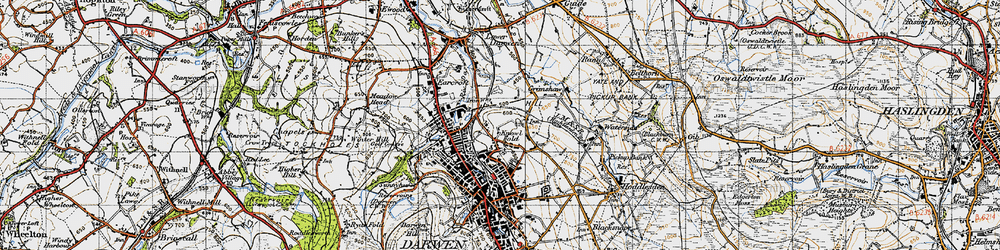 Old map of Chapels in 1947