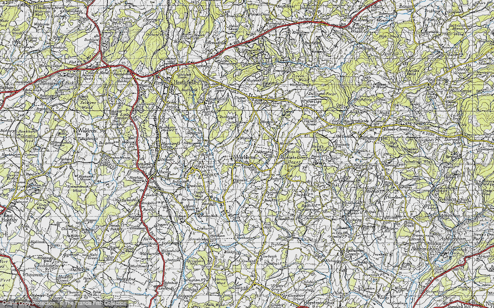 Old Map of Chapman's Town, 1940 in 1940