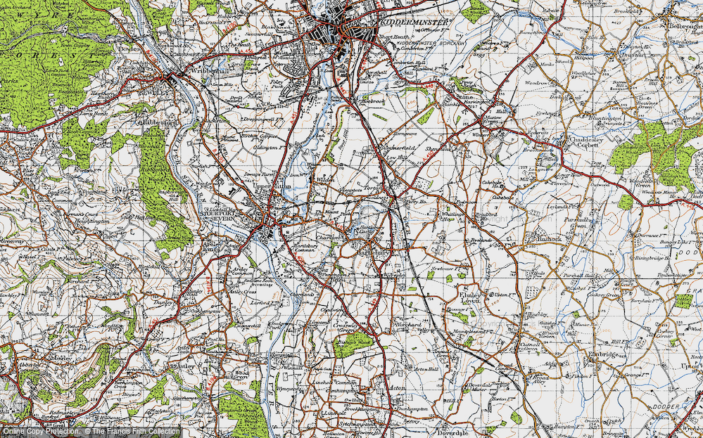 Old Map of Charlton, 1947 in 1947